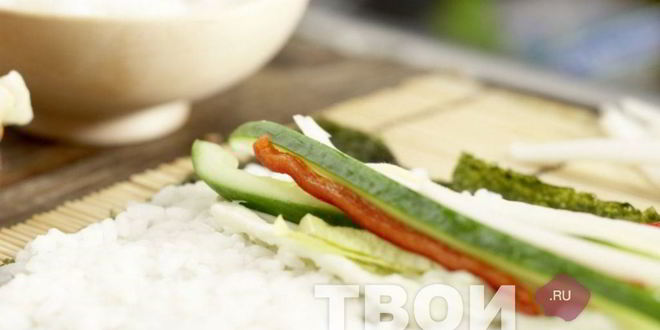 Рецепт роллов с огурцом