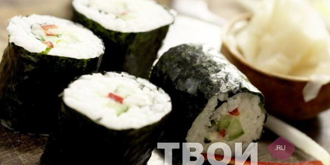 Рецепт роллов с огурцом