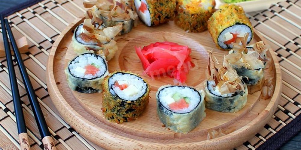 Как приготовить темпуру горячие роллы