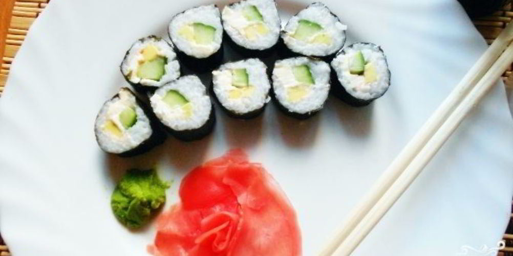 Как приготовить вегетарианские суши и роллы