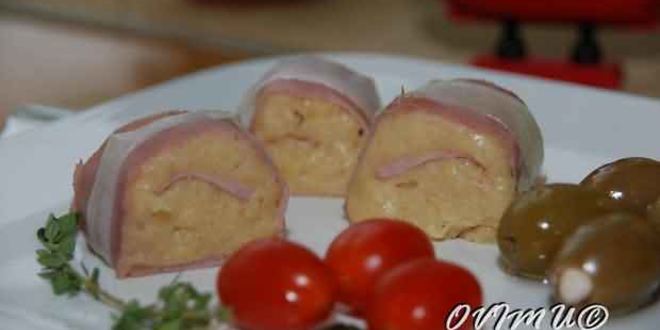 Рецепт ветчино-картофельных роллы