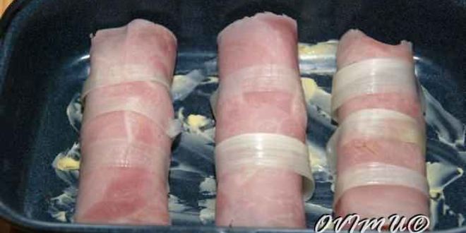 Рецепт ветчино-картофельных роллы