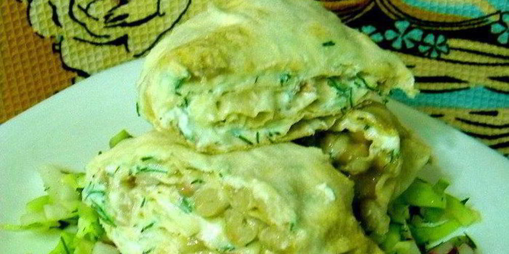 Как приготовить витаминный сытный ролл