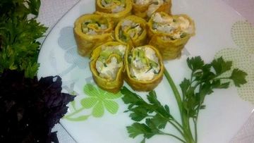 Рецепт Яичных роллов по-корейски