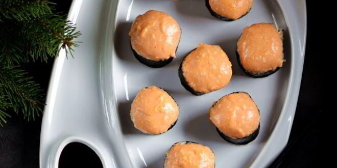 Рецепт запеченных роллов с креветками