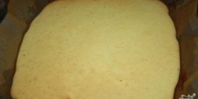 Рецепт бисквитного рулета