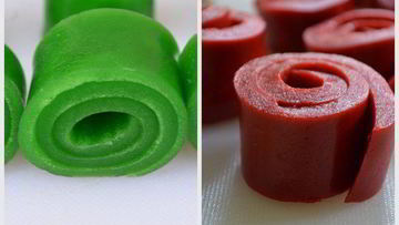 Рецепт Фруктового желатинового рулета