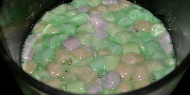 Рецепт фруктового желатинового рулета