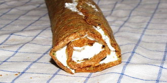 Рецепт кабачкового рулета с творожной начинкой