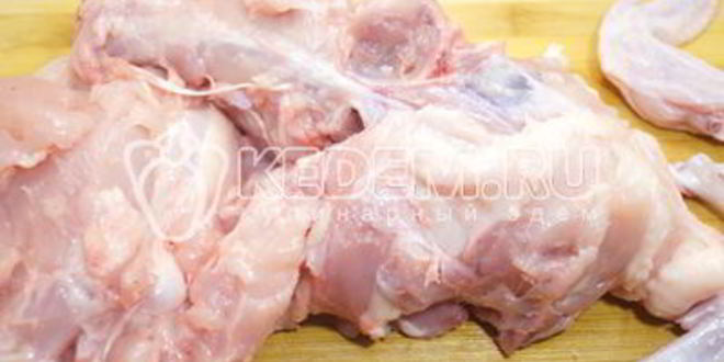 Рецепт куриного рулета с грибами праздничный