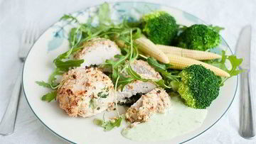 Рецепт Куриных рулетиков с горчичным соусом