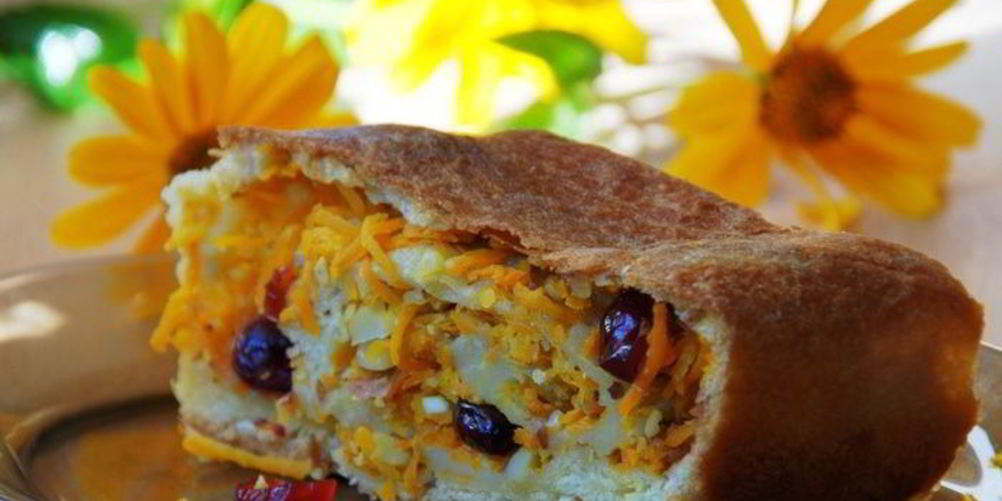 Как приготовить морковный рулет с миндалем, клюквой и кардамоном