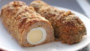 Рецепт Мясного рулета с яйцом
