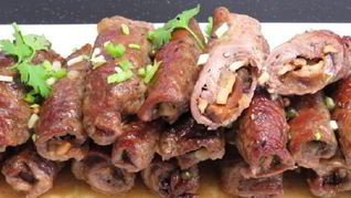 Рецепт Мясных рулетов с начинкой