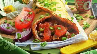 Рецепт Омлетного рулета с начинкой