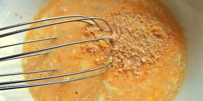 Рецепт омлетного рулета с начинкой