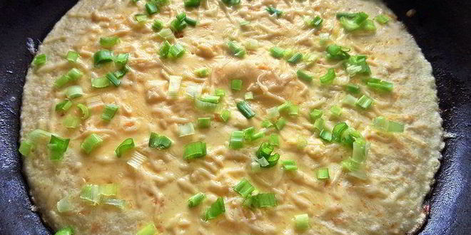 Рецепт омлетного рулета с начинкой