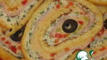 Рецепт Праздничного сырного рулета