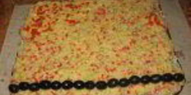 Рецепт праздничного сырного рулета