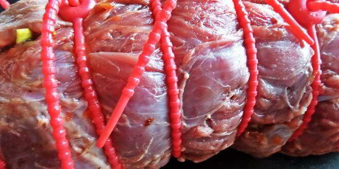 Рецепт рулета из говядины с овощами в мультиварке