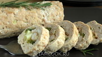 Рецепт Рулета из куриного фарша