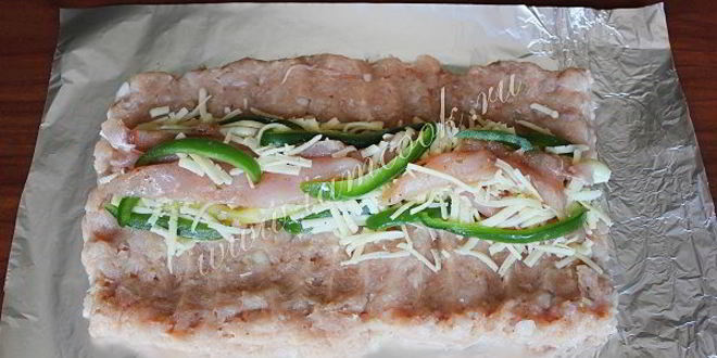 Рецепт рулета из куриного фарша