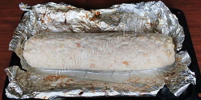 Рецепт рулета из куриного фарша