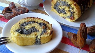 Рецепт Рулета с маком без дрожжей