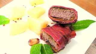 Рецепт Рулета с ветчиной и розмарином