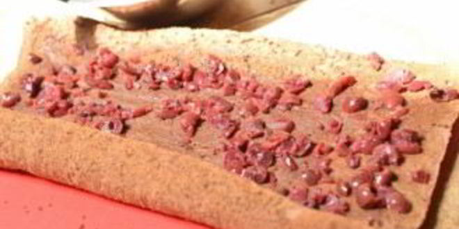 Рецепт рулета с вишней