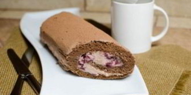 Рецепт рулета с вишней