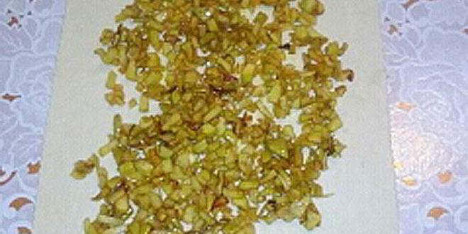 Рецепт рулета с яблочно-ванильной начинкой