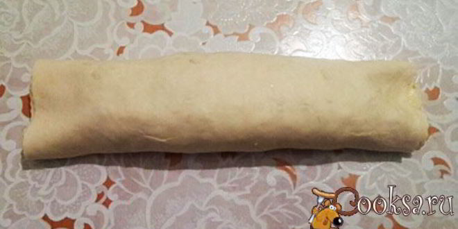 Рецепт рулета с яблочно-ванильной начинкой