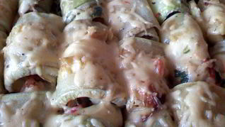 Рецепт Рулетиков из кабачков