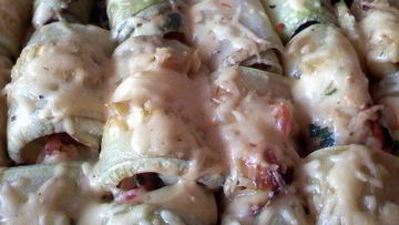 Рецепт Рулетиков из кабачков