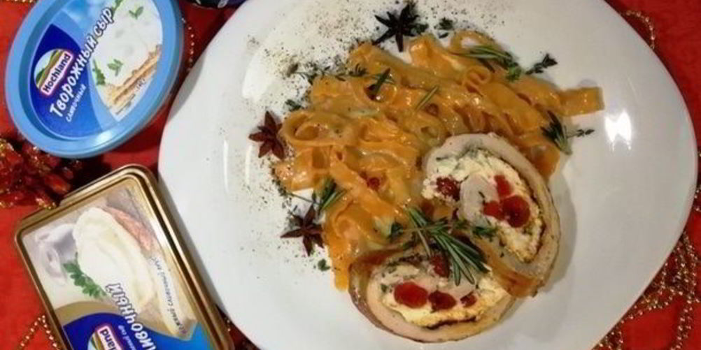 Как приготовить рулетики из куриного филе с начинкой из творожного сыра