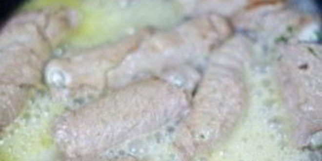 Рецепт рулетиков из телятины