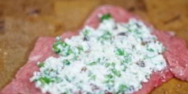 Рецепт рулетиков из телятины