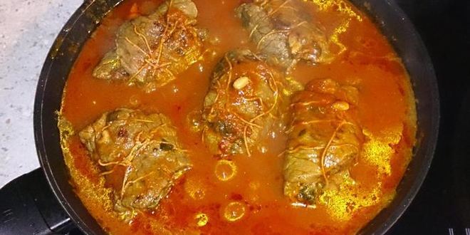 Рецепт рулетов из говядины по-неаполитански