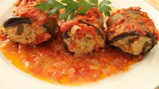 Рецепт Рыбных рулетиков из баклажанов