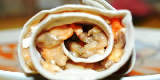 Рецепт теплых рулетиков с мясом и грибами