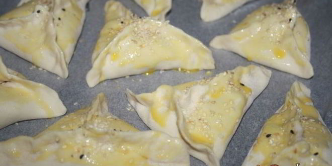 Рецепт быстрой самсы из слоеного теста с говяжьим фаршем