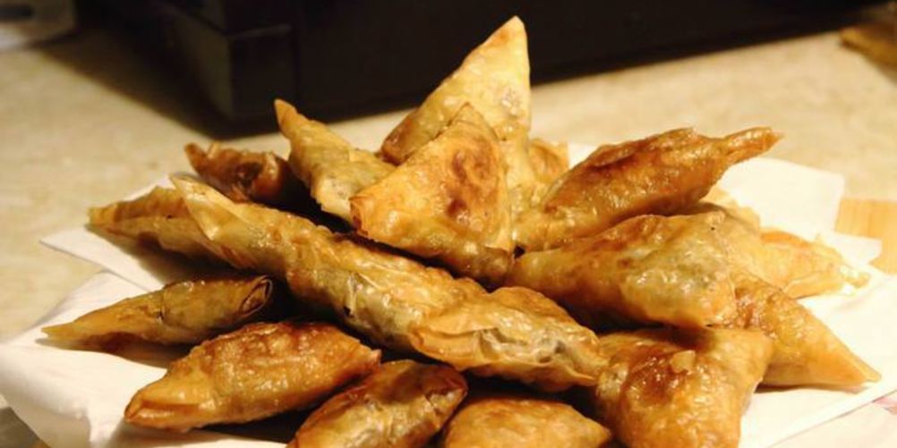 Как приготовить самосу из теста фило с мясом