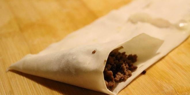 Рецепт самосы из теста фило с мясом