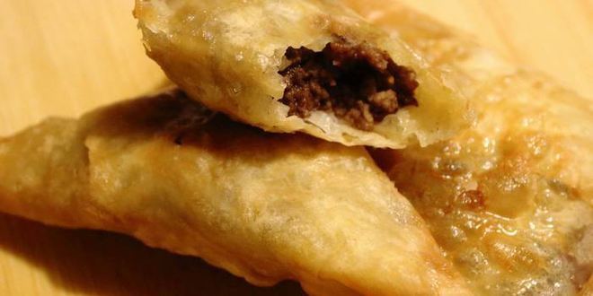 Рецепт самосы из теста фило с мясом