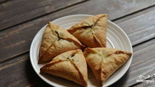 Рецепт Самсы из слоеного дрожжевого теста