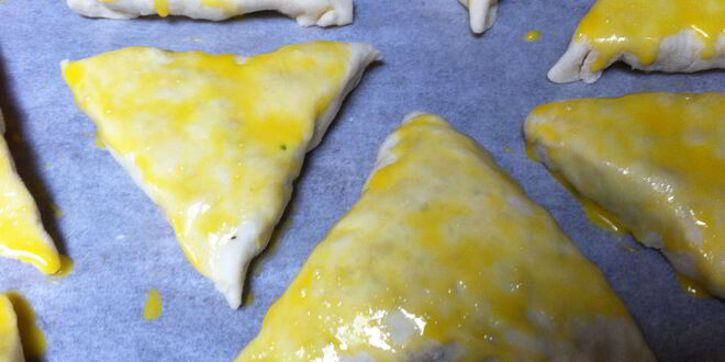 Рецепт самсы из слоеного теста с курицей