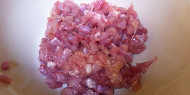 Рецепт самсы из слоеного теста с курицей