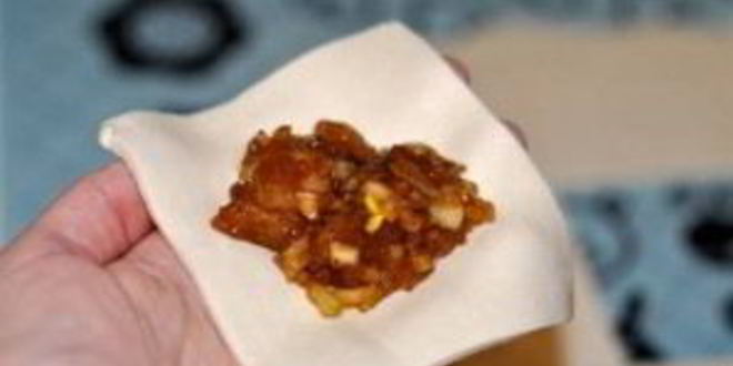 Рецепт самсы из слоеного теста