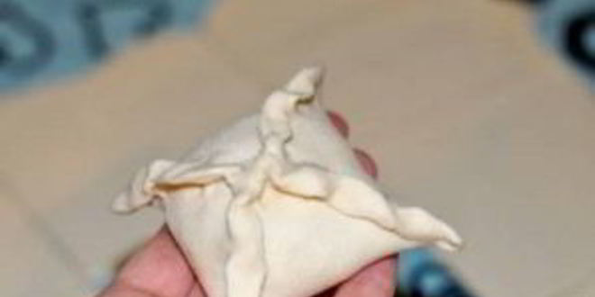 Рецепт самсы из слоеного теста